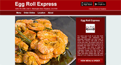 Desktop Screenshot of eggroll-express.com